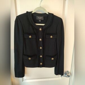 St. John Caviar Black jacket size 8